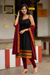 Charvi Black Narayanpet Kurti Set (Set of 2)