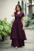 Nandhitha Wine Kurta Set ( Set of 2)