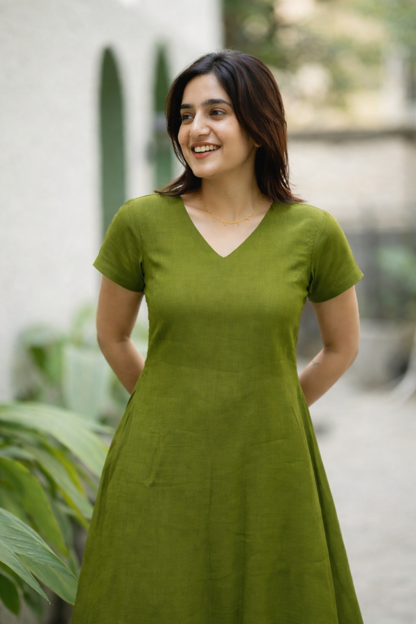 Nandhitha Green Kurta Set ( Set of 2)