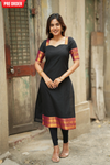 Tamizh Black Kurti Set (Set of 2)
