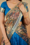 Yuvika Blue Halfsaree (Set of 3)