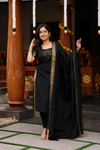 Riddhi Black Chettinad Cotton Kurti Set (Set of 2 )