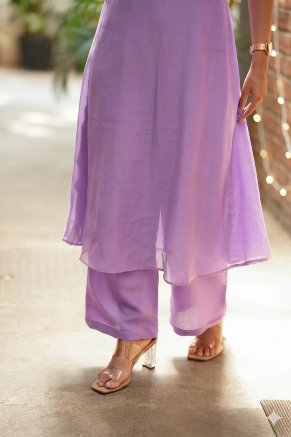 Aarna Lilac Kurta Set (Set of 2)