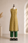 Rithika Mustard Green Kurti Set