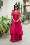 Nandhitha Rose Pink Kurta Set ( Set of 2)