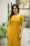 Raha Yellow Kurti Set (Set of 2)