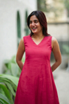 Nandhitha Rose Pink Kurta Set ( Set of 2)