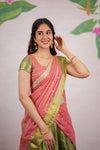 Tanisha Green Halfsaree (Set of 3)