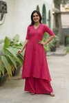 Nandhitha Rose Pink Kurta Set ( Set of 2)