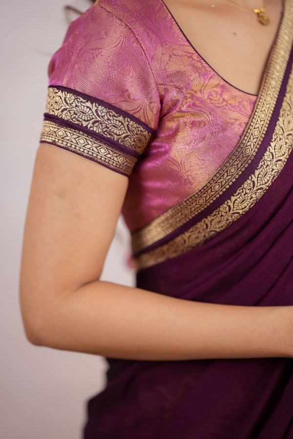 Tanisha Pink Halfsaree (Set of 3)