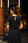 Riddhi Black Chettinad Cotton Kurti Set (Set of 2 )