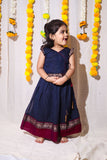 Swapna Navy Blue Mini