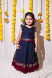 Swapna Navy Blue Mini