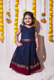 Swapna Navy Blue Mini