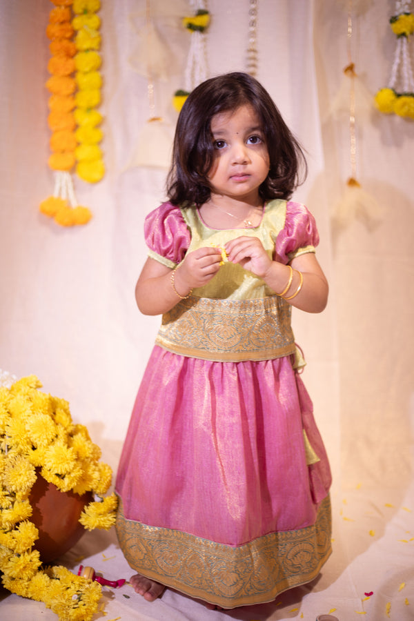 IMD - Nidhi Pink with Green Mini