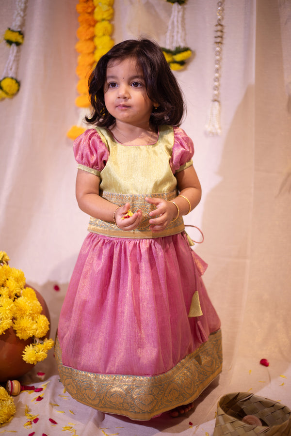 IMD - Nidhi Pink with Green Mini
