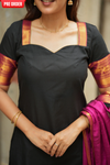 Tamizh Black Kurti Set (Set of 2)