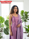 Mayilini Lilac Shimmer Kotta Spaghetti Kurti Set ( Set of 2 )