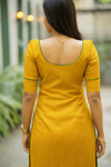 Raha Yellow Kurti Set (Set of 2)