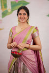 Nethra Green Halfsaree (Set of 3)