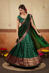 Shravya Green Halfsaree (Set of 3)