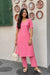 Samyuktha Salmon Pink Co - Ords (Set of 2 )