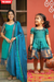 Madhuri Blue Kurti with Frock Mom & Me