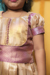 Aadhya Beige & Violet Mom & Me