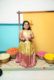 Aadhya Yellow & Pink Mini