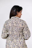 Blue Fish Print Kurta (PR)