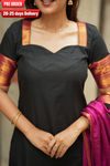 Black Kurti Set for Women (Set of 2)