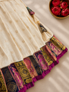 Yara Ivory with Multicolor Lehenga Mini