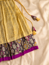 Rithu Gold with Violet Lehenga Mini