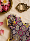 Rithu Gold with Violet Lehenga Mini