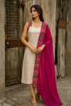 Aarika Ivory with Multicolor Kurti (Set of 2)