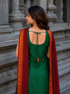 Apoorva Green Narayanpet Cotton Kurti Set ( set of 2 )