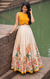 Mantra Yellow Crop Top & Skirt Set (Set of 2)