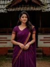 Venba Wine Chettinad Cotton Halfsaree (Set of 3 )