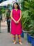 Poorni Pink Cotton Kurti Set (Set of 2 )
