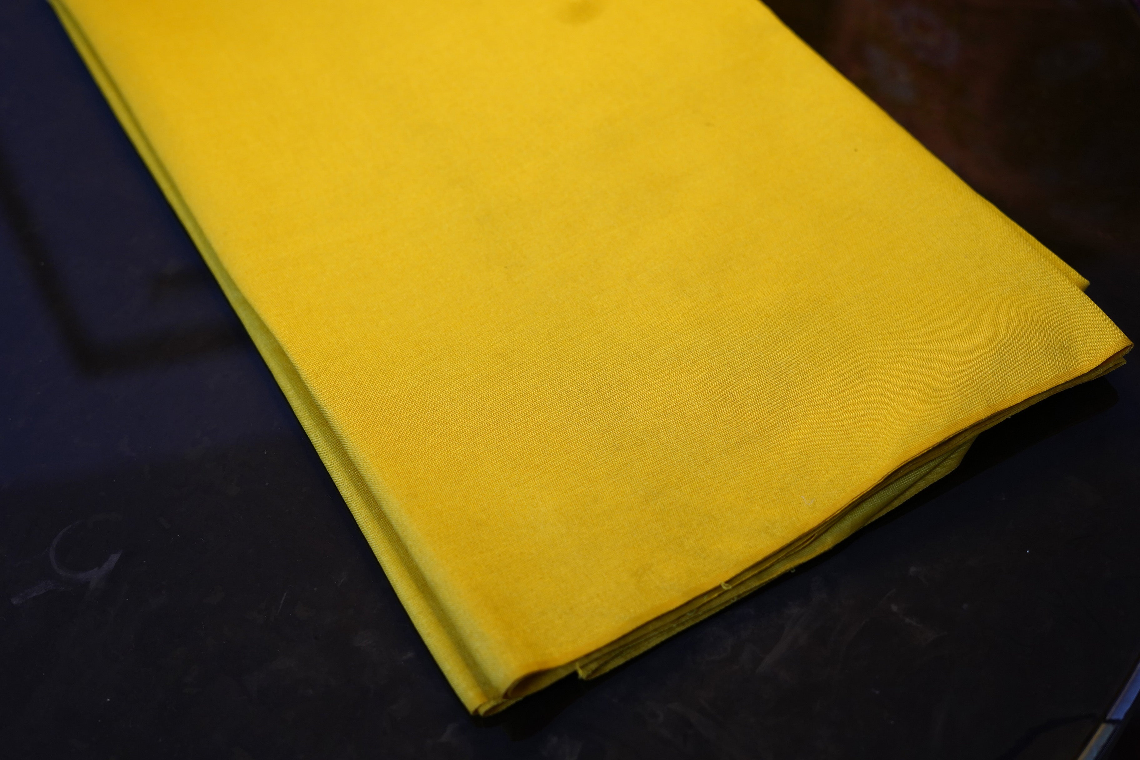 Yellow Chanderi Silk