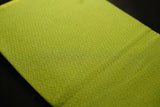 Lemon green jacquard fabric