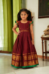 Riddhi Maroon Frock Mini