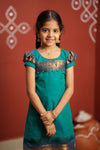 Madhuri Blue Kurti set Mini (Set of 2)