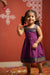 Magadhi violet Frock Mini