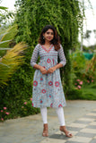 Senthamarai Powder Blue Kurti