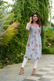 Senthamarai Powder Blue Kurti