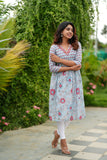 Senthamarai Powder Blue Kurti