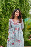 Senthamarai Powder Blue Kurti