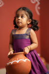 Magadhi violet Frock Mini