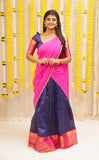 Sadana Blue with Pink Halfsaree